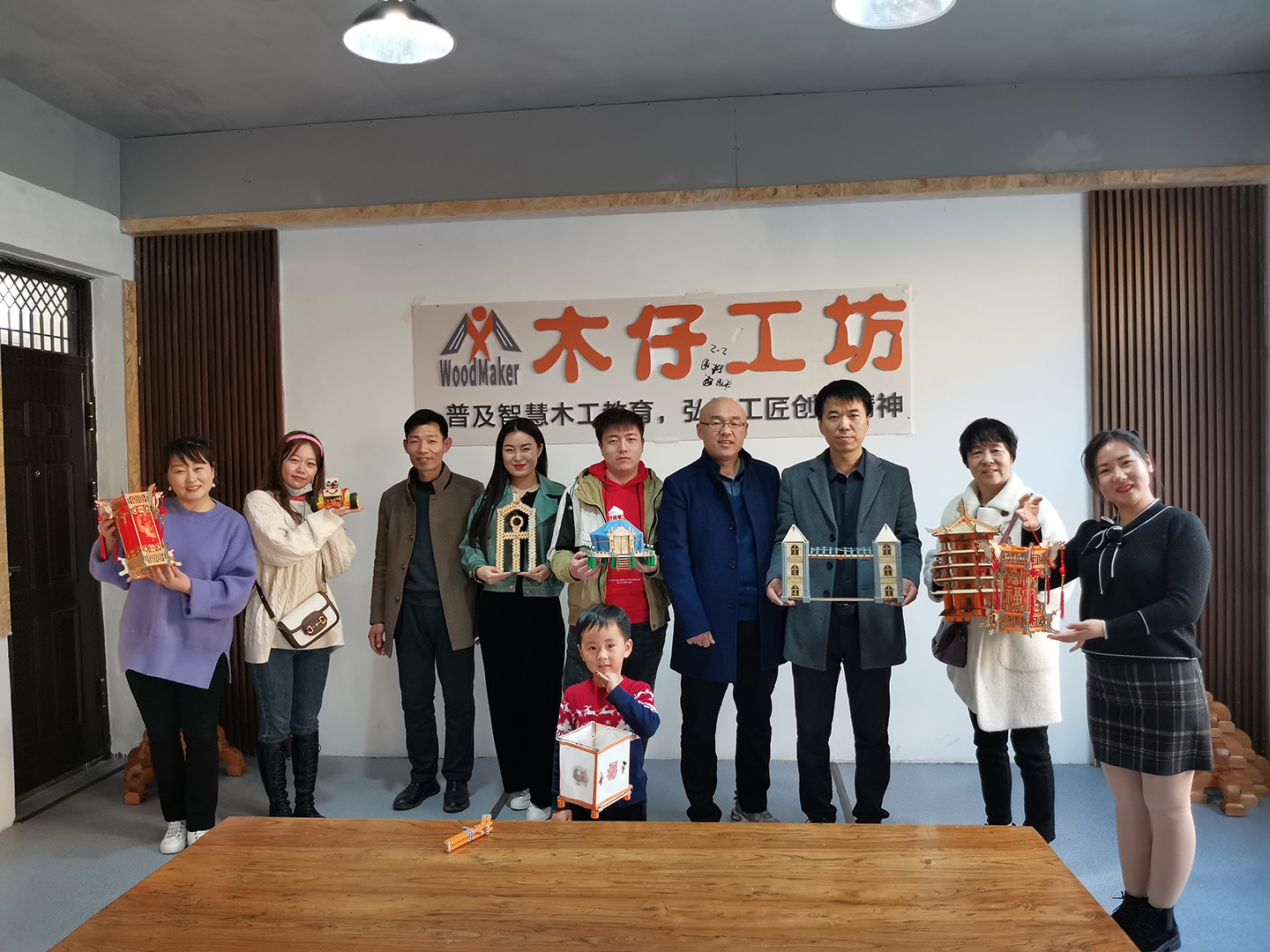 我之zui幼儿园陈团长带队参访（右三）